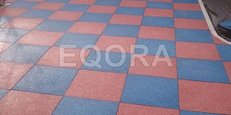 Резиновое покрытие из крошки для автосервисов в Исилькуле
