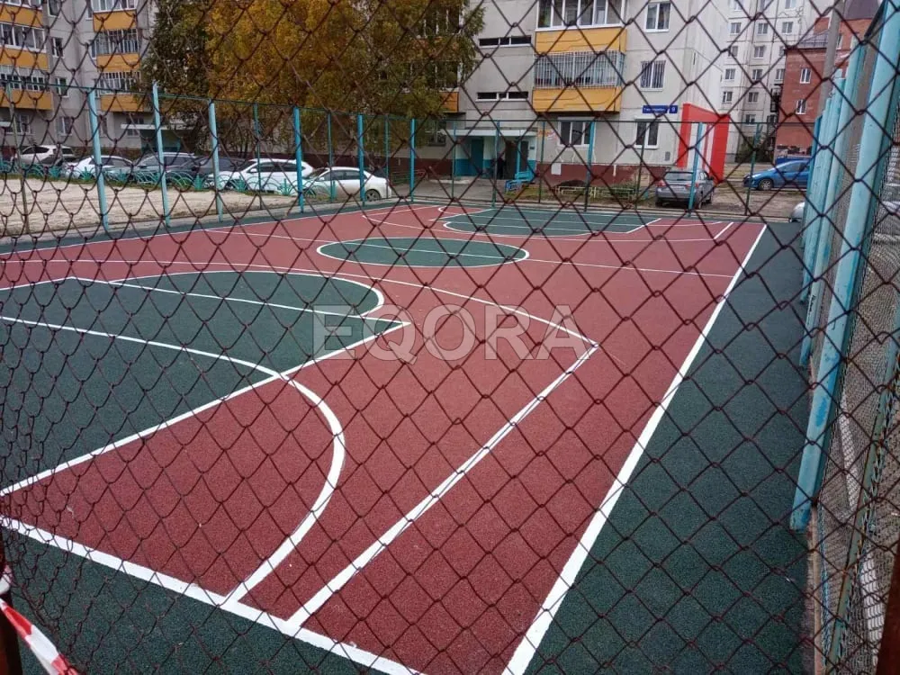Резиновые покрытия из крошки для спортивных площадок в Исилькуле